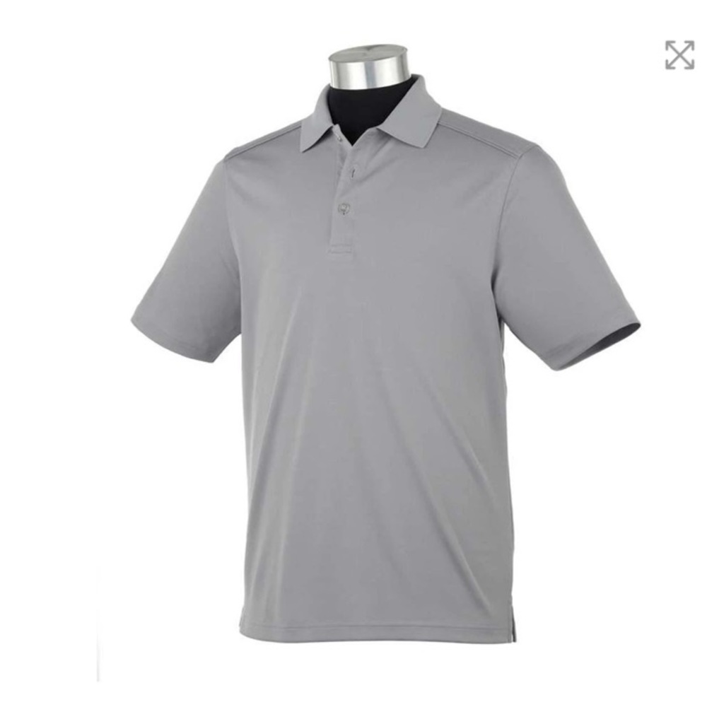 Callaway Mens Golf Opti-Dry Grey Short Sleeve Polo - Picture 2 of 3